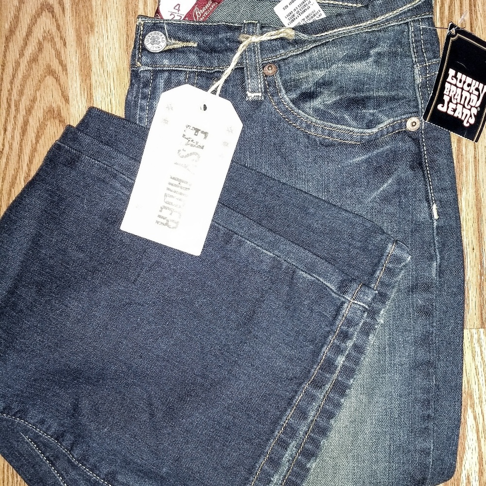 NWT Lucky jeans women Size 4 boot Cut 27" "Easy Rider" Mid Rise Inseam 32" - Picture 4 of 5